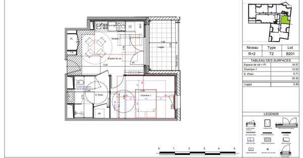 Appartement neuf T2 avec loggia sur les bords de la Loire en livraison rapide