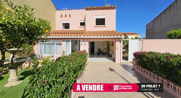 Maison 3 faces de 110 m² avec jardin de 400 m²
