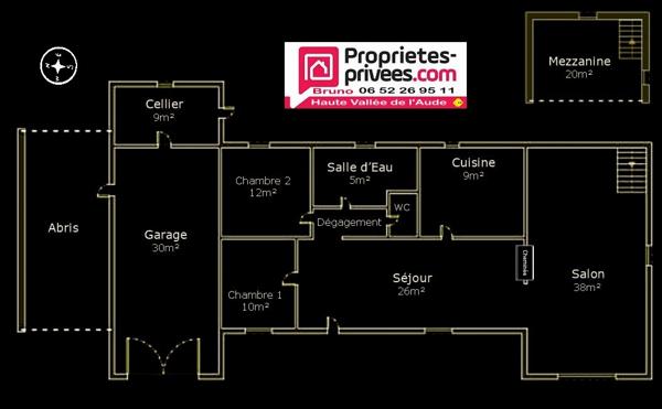 Maison dans un cadre paradisiaque 5pièces / 3CH  -  129 m²  -  5 minutes de Limoux