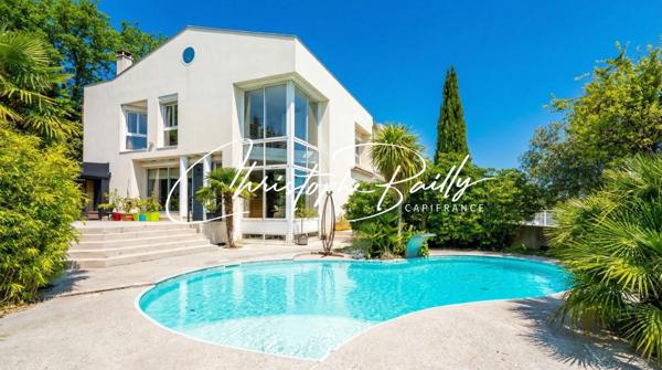 Maison d’architecte avec piscine, jacuzzi et jardin paysager, dans un quartier recherché de l’est de TOULOUSE (31500)