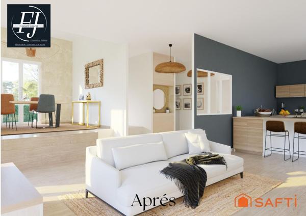 Maison 3-4 chambres, véranda et garage, idéal premier achat