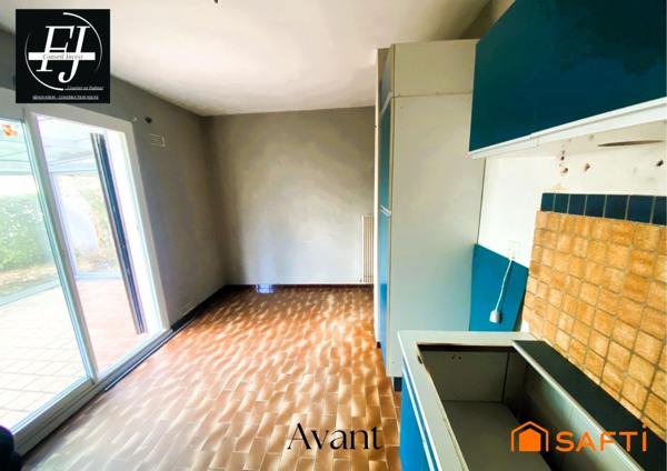 Maison 3-4 chambres, véranda et garage, idéal premier achat