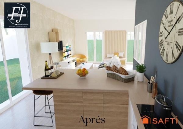 Maison 3-4 chambres, véranda et garage, idéal premier achat