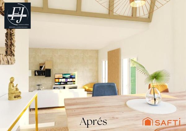 Maison 3-4 chambres, véranda et garage, idéal premier achat