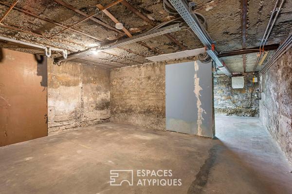 Appartement type loft avec cave attenante aménageable