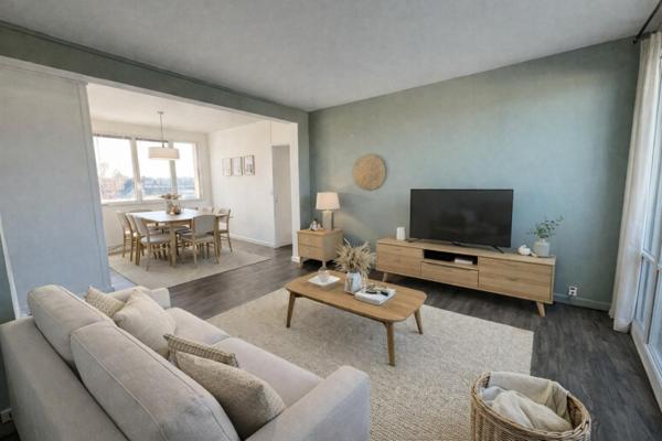 Appartement rénové F3 de 56 m²