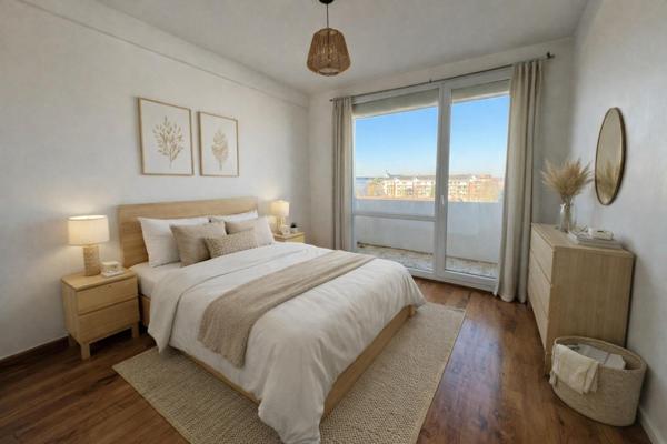 Appartement rénové F3 de 56 m²