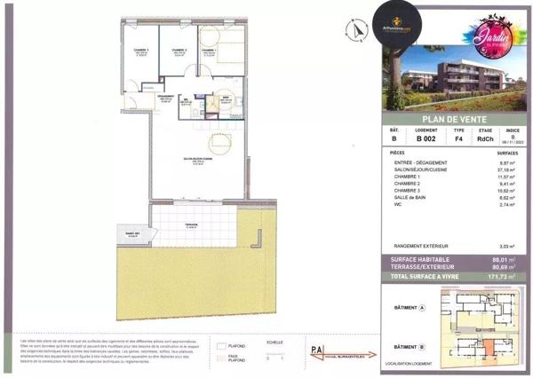 Vente Appartement 4 pièces 88 m2 à Colmar