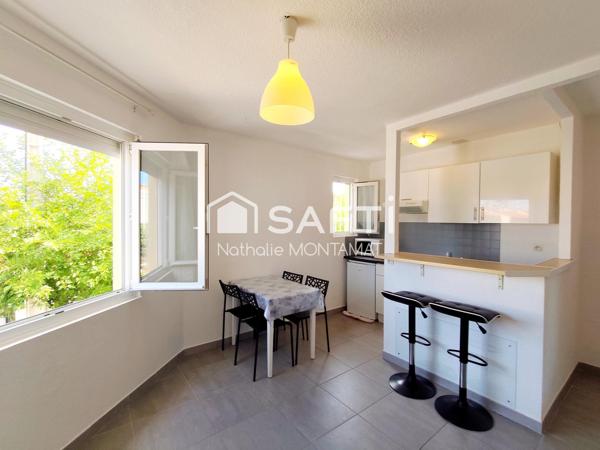 Canet Village,Charmant T2 rénové de 29m²,1er étage