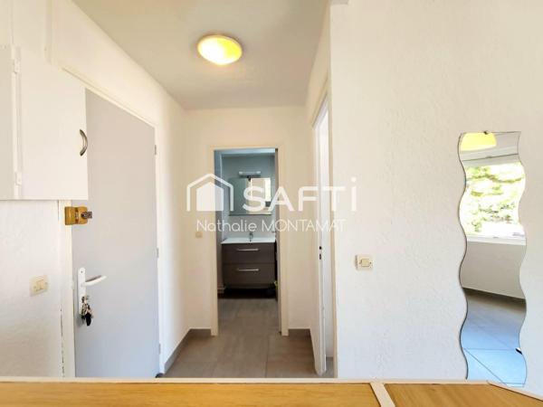 Canet Village,Charmant T2 rénové de 29m²,1er étage