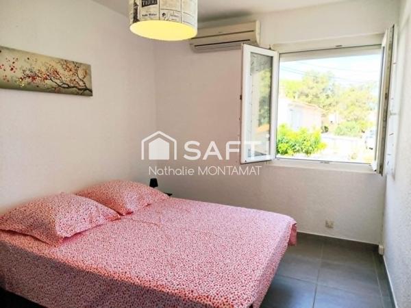 Canet Village,Charmant T2 rénové de 29m²,1er étage