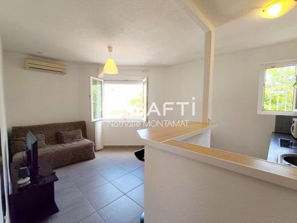 Canet Village,Charmant T2 rénové de 29m²,1er étage