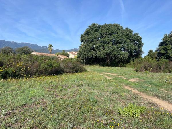 A vendre- Terrain constructible de 900 m2- vue montagnes, Ghisonaccia-Gare