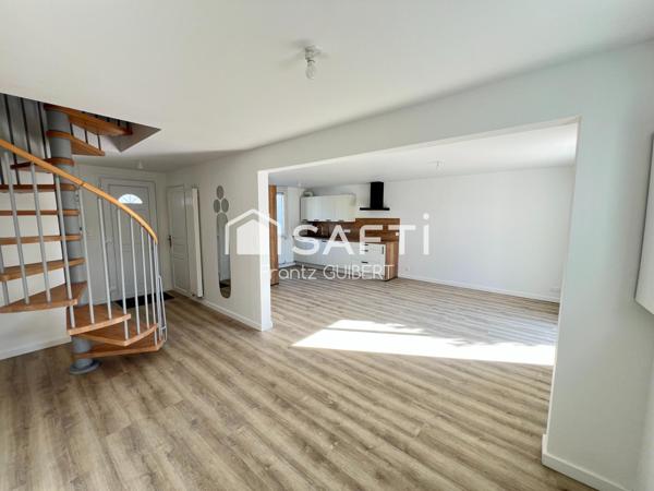 Saint Nazaire, maison rénovée 78m² avec jardin