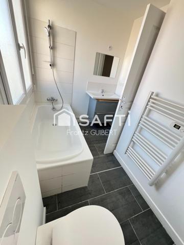 Saint Nazaire, maison rénovée 78m² avec jardin