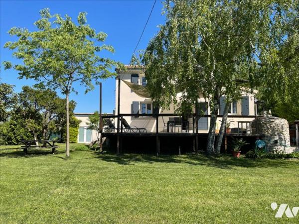 Maison 98 m² sur terrain arboré de 6 440 m² avec piscine