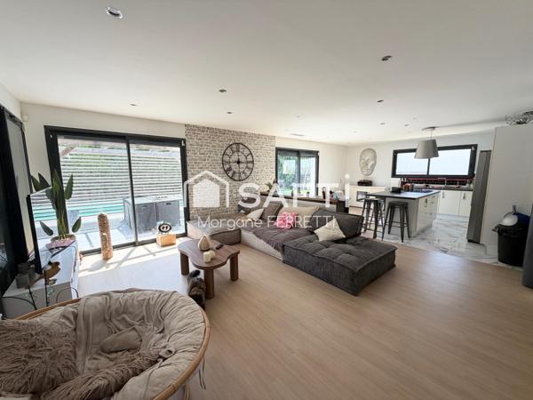 MAISON T4 DE 110 M² AVEC PISCINE ET GARAGE SUR TERRAIN DE 560 M²