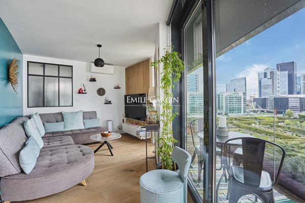 APPARTEMENT NANTERRE -  4 PIECES - 93 M² - VUE DEGAGEE - BALCON DE 34 M²