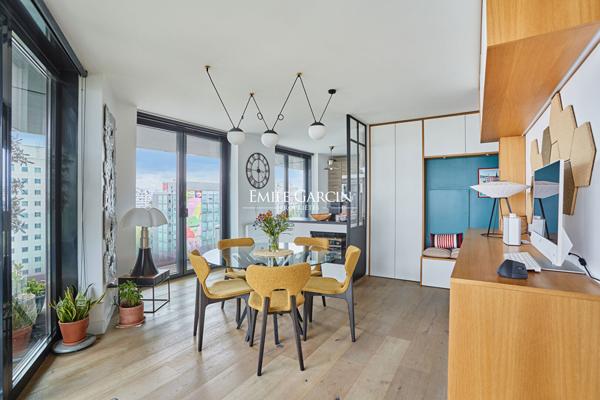 APPARTEMENT NANTERRE -  4 PIECES - 93 M² - VUE DEGAGEE - BALCON DE 34 M²
