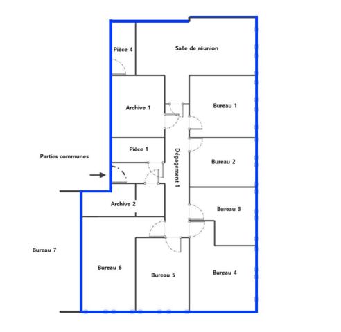 Bureau
         11 pièces
        - 165 m² Exclusivité 396 000 € *