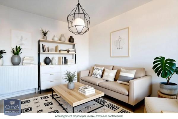 Appartement à vendre 2 pièces 46.36m²