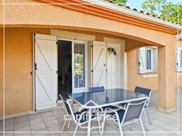 Maison de plain pied 3 chambres, garage et jardin clos
