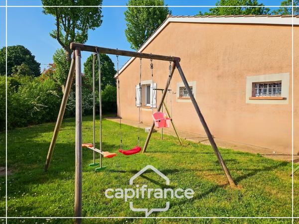 Maison de plain pied 3 chambres, garage et jardin clos