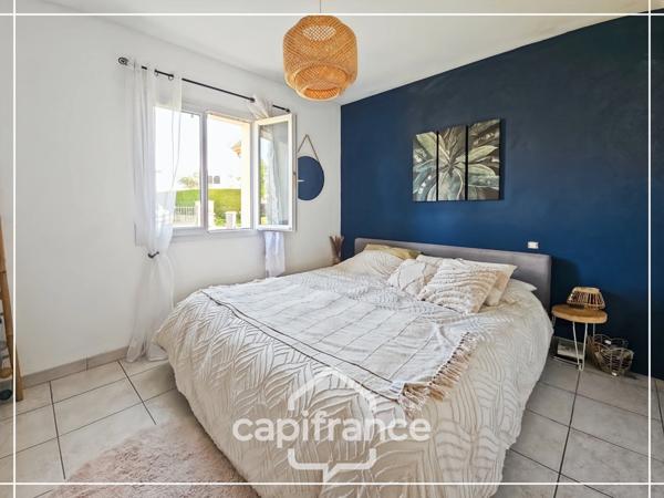 Maison de plain pied 3 chambres, garage et jardin clos
