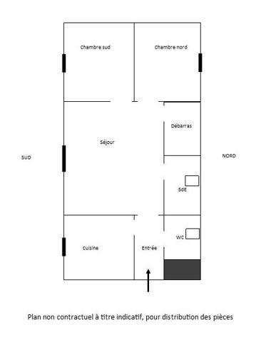 Appartement
         3 pièces
        - 46 m² Exclusivité 140 000 € *