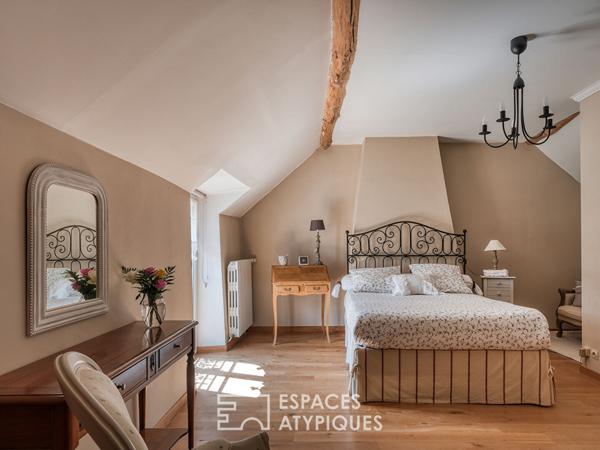 Ancienne ferme de 1800 rénovée et son parc préservé