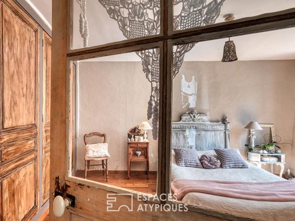 Ancienne ferme de 1800 rénovée et son parc préservé