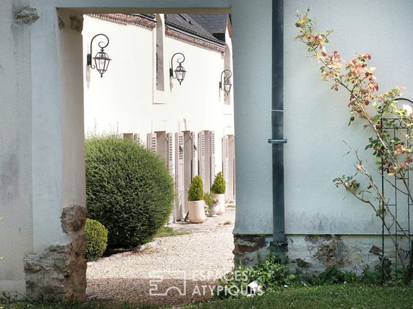 Ancienne ferme de 1800 rénovée et son parc préservé