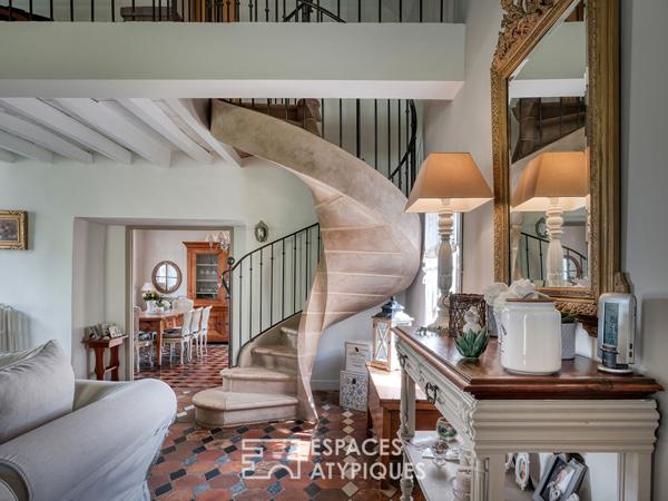 Ancienne ferme de 1800 rénovée et son parc préservé