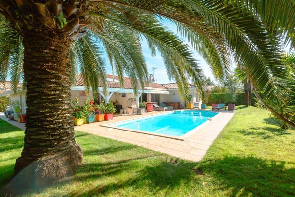 VILLA DE PLAIN-PIED AVEC PISCINE ET JACUZZI À SOORTS-HOSSEGOR