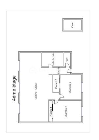 Appartement de 65,45 m²