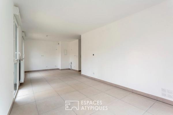 Rez-de-jardin contemporain en centre-ville