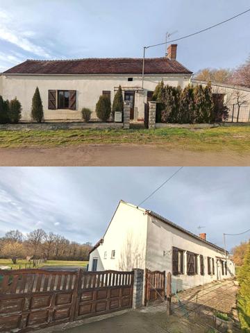 Maison de campagne plain pied avec Terrain de plus de 3600 m² de terrain