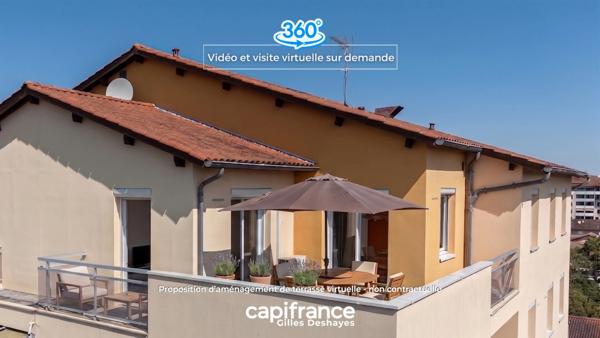 Villefranche, appartement sur le Toit : 101 m² au dernier étage – Terrasse 25 m²