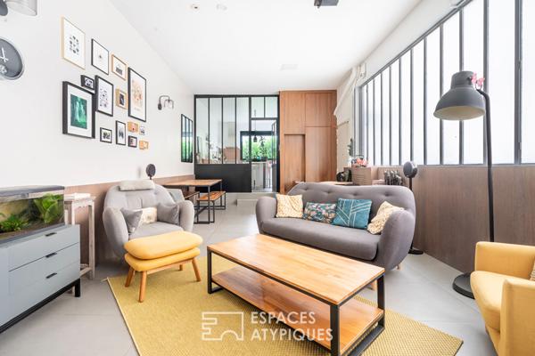 Loft rénové dans un ancien atelier de boulanger