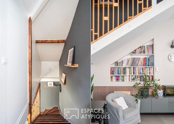 Loft rénové dans un ancien atelier de boulanger