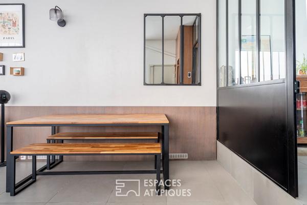 Loft rénové dans un ancien atelier de boulanger