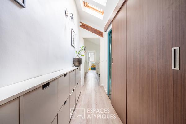 Loft rénové dans un ancien atelier de boulanger