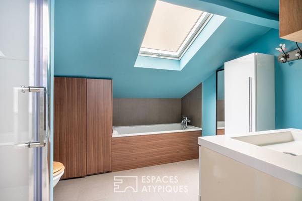 Loft rénové dans un ancien atelier de boulanger