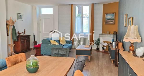 AGEN hyper centre 127M² 3 chambres, garage et cour