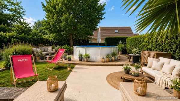 LIANCOURT (60) – MAISON FAMILIALE - JARDIN - TERRASSES- PISCINE - GARAGE - PAS DE TRAVAUX - CALME - PROXIMITE COMMODITES