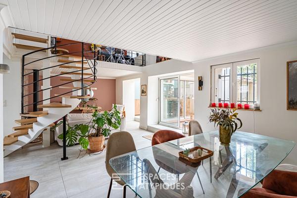 Maison de Ville rénovée avec patio arboré au coeur du quartier Labouret