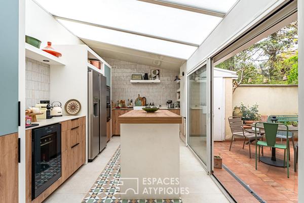 Maison de Ville rénovée avec patio arboré au coeur du quartier Labouret