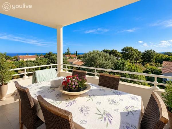 DERNIER ÉTAGE – T3 85 M² – TERRASSE – VUE MER & MONTAGNE