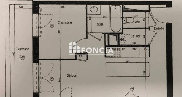 Location Appartement 2 pièces 42.22 m² - Saint-jacques-de-la-lande 35136