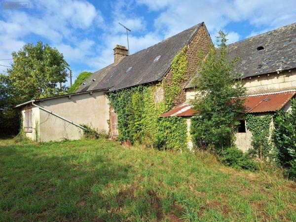 Fermette à vendre à Saint-Denis-de-Gastines en Mayenne (53500), ref : 53077-6